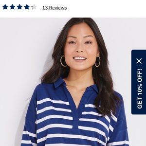 Vineyard Vines, striped deluxe tee.